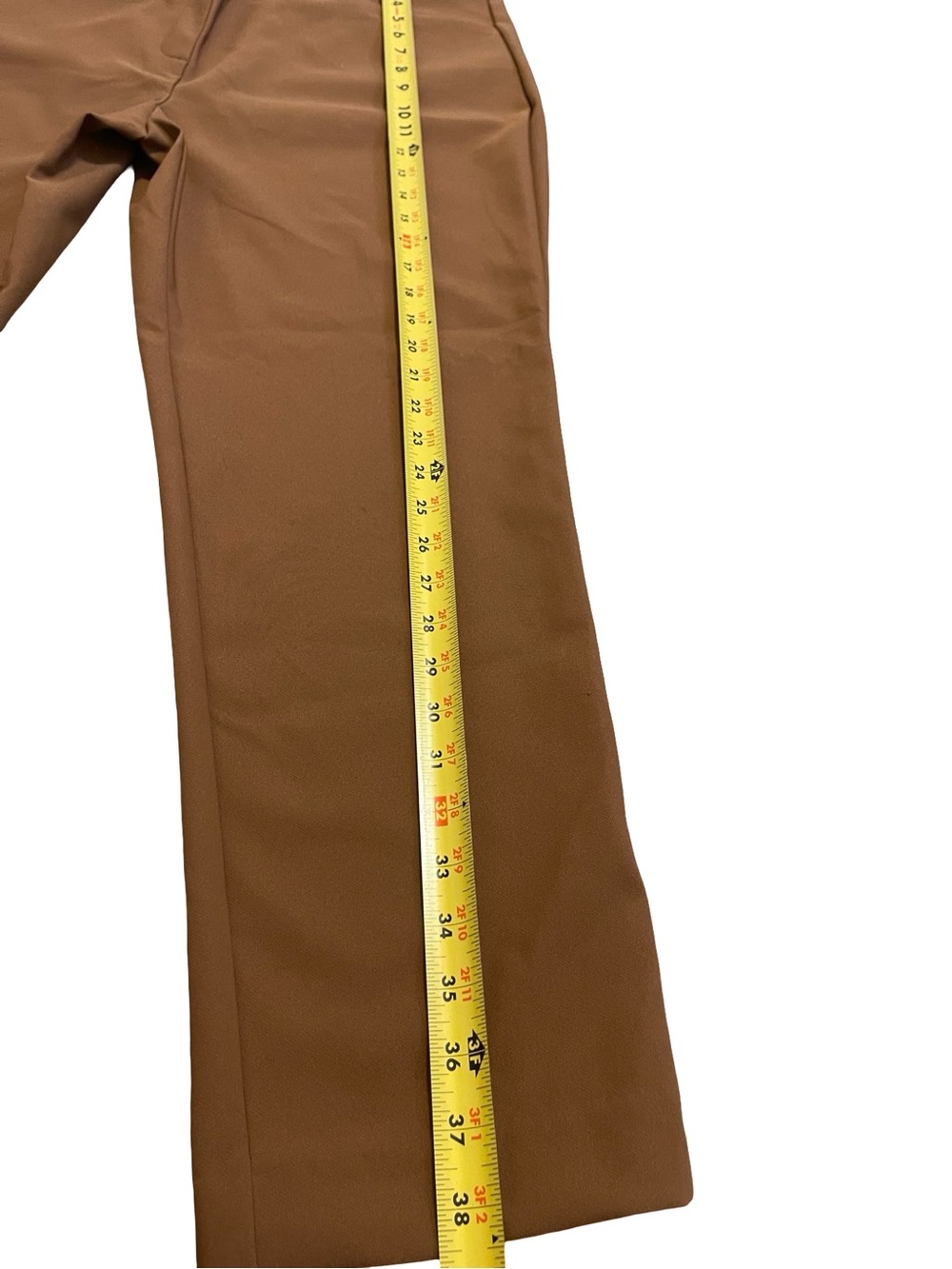Rachel Zoe Tan High-Rise Slim Leg Dress Pants - Size XL NWT - Picture 5 of 6